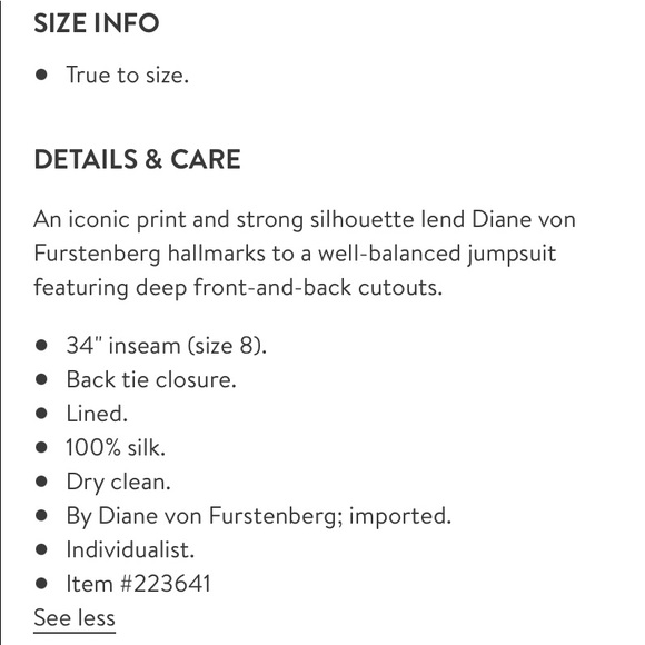 Diane von Furstenberg Ireland Halter Jumpsuit - Picture 11 of 11